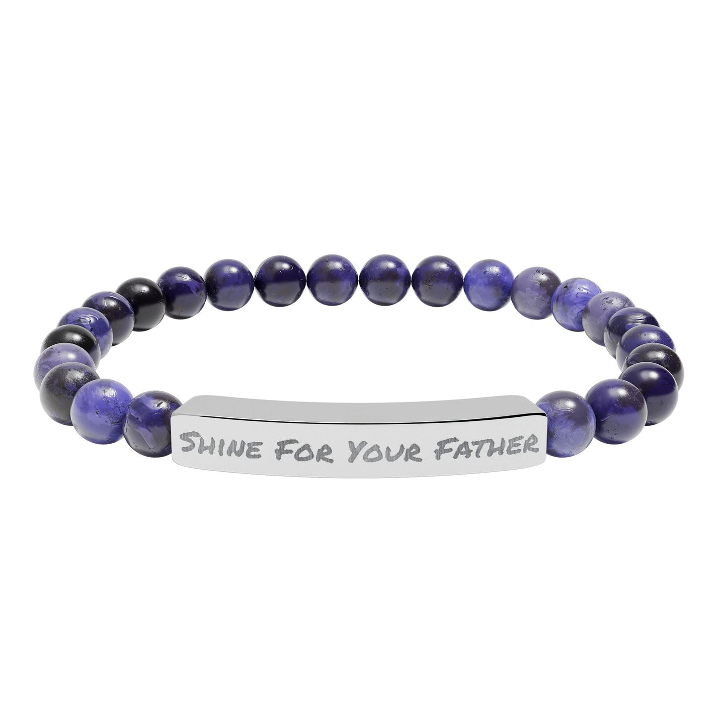 Natural Stone Bracelet- Shine For Your Father
