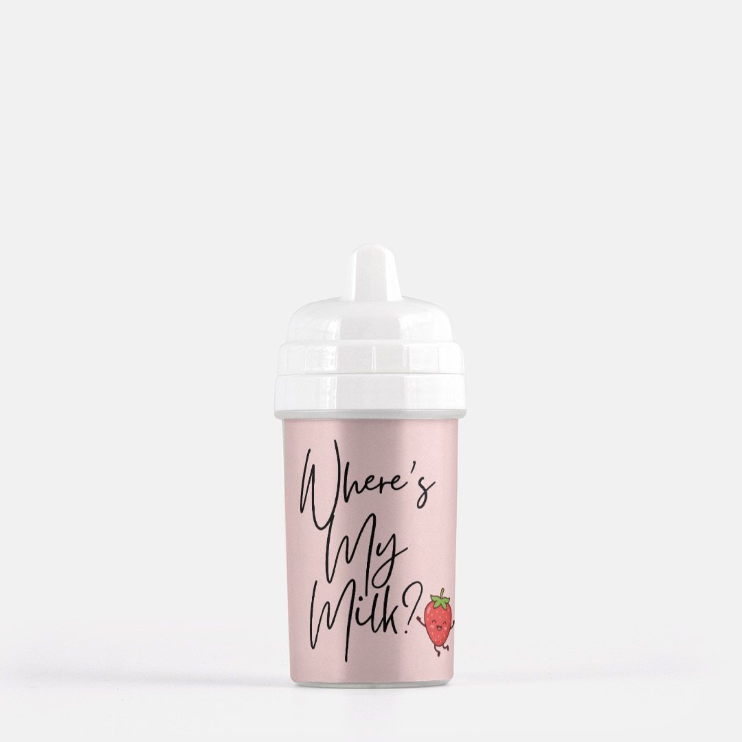 Sippy Cup- Strawberry Milk