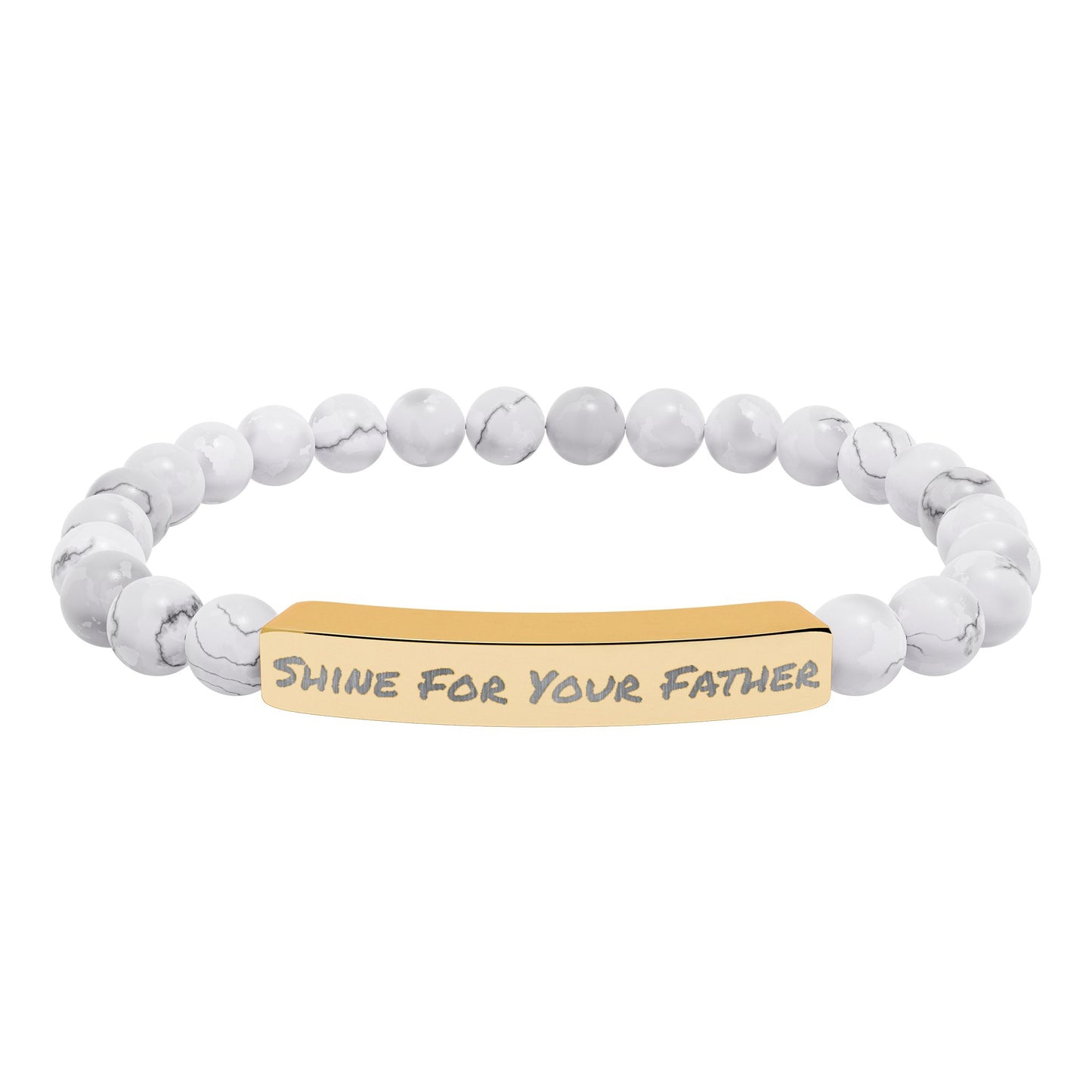 Natural Stone Bracelet- Shine For Your Father