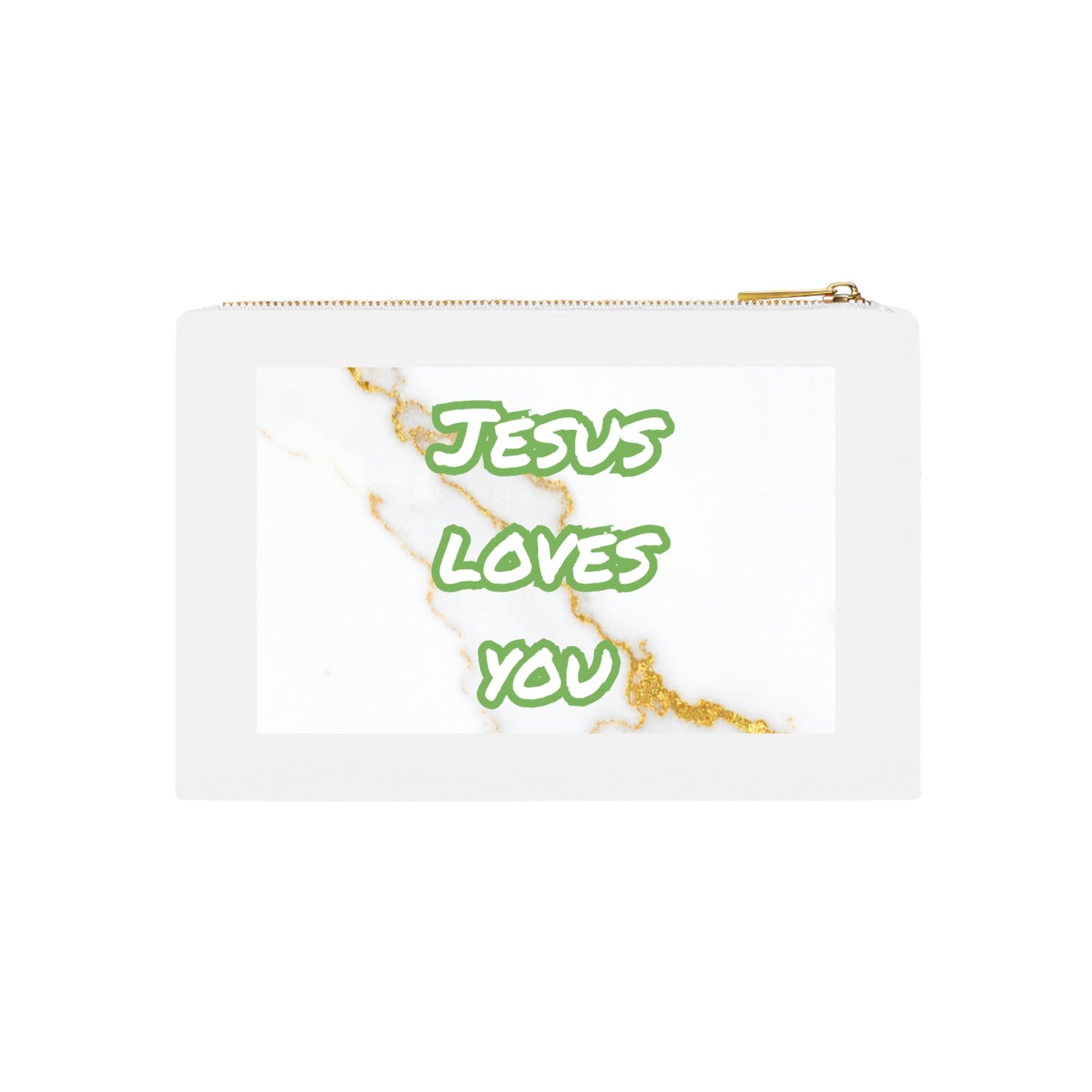 Christian Cosmetic Bag- Olive