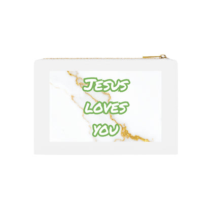 Christian Cosmetic Bag- Olive