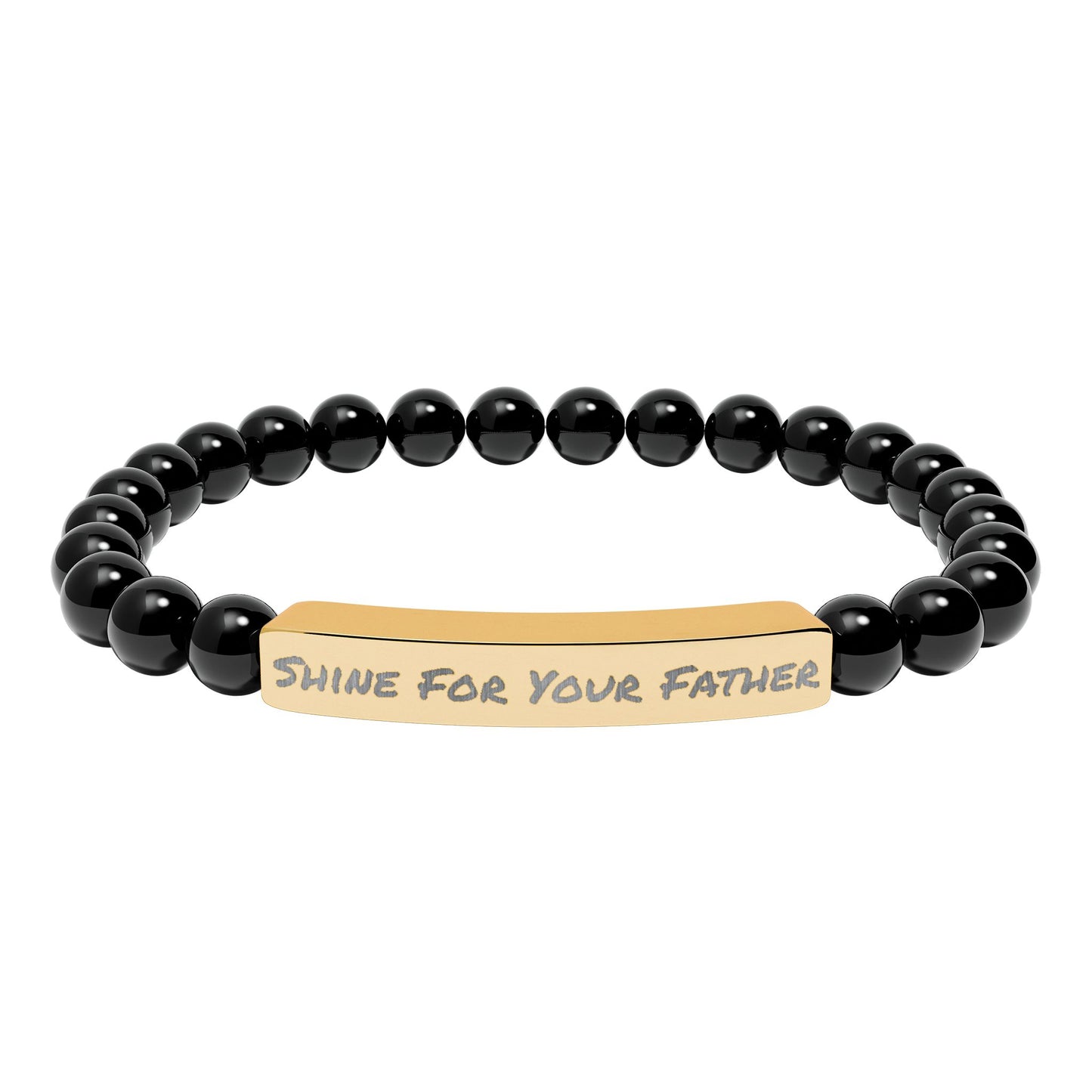 Natural Stone Bracelet- Shine For Your Father