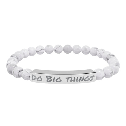 Natural Stone Bracelet- Do Big Things