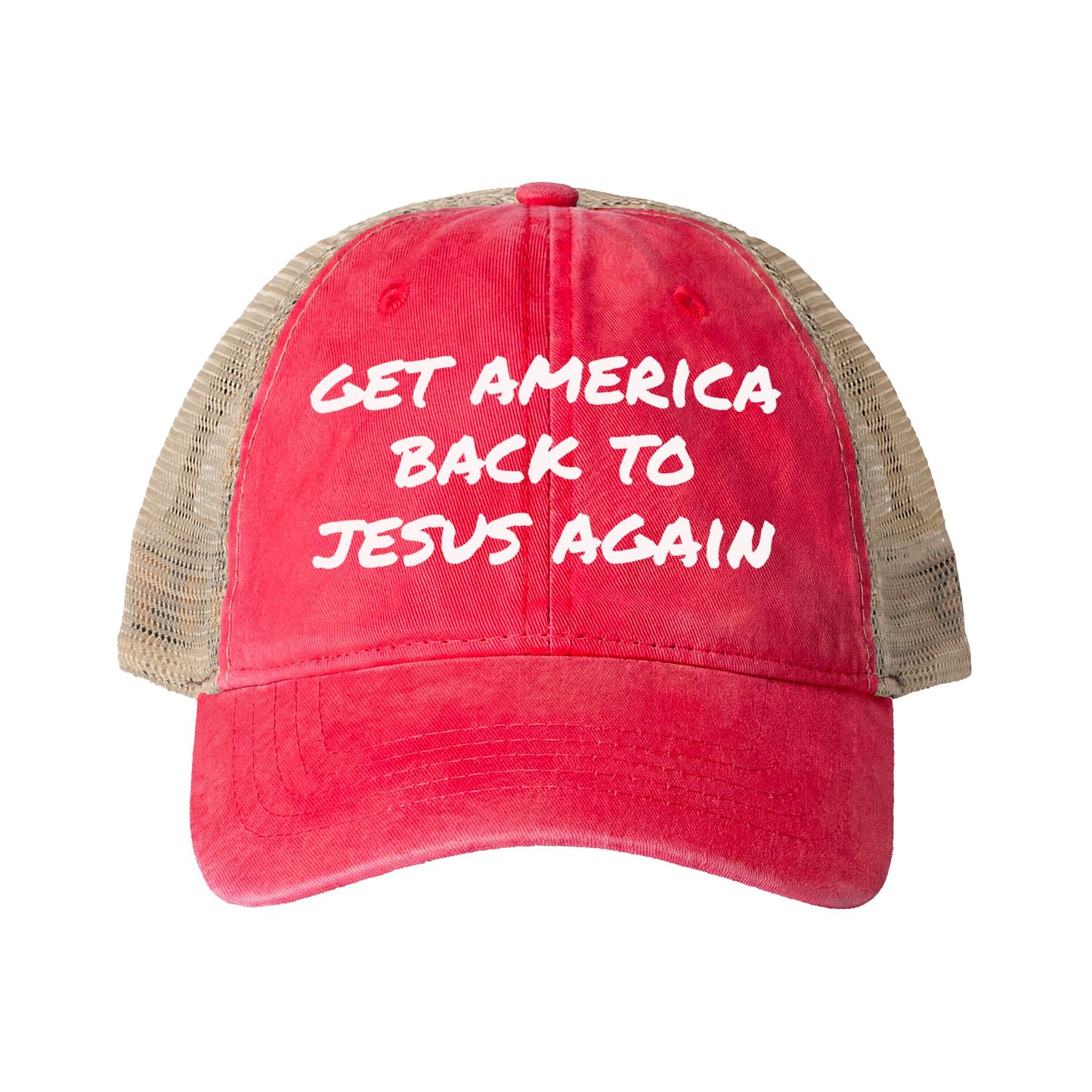 Get America Back To Jesus Hat- Ruby