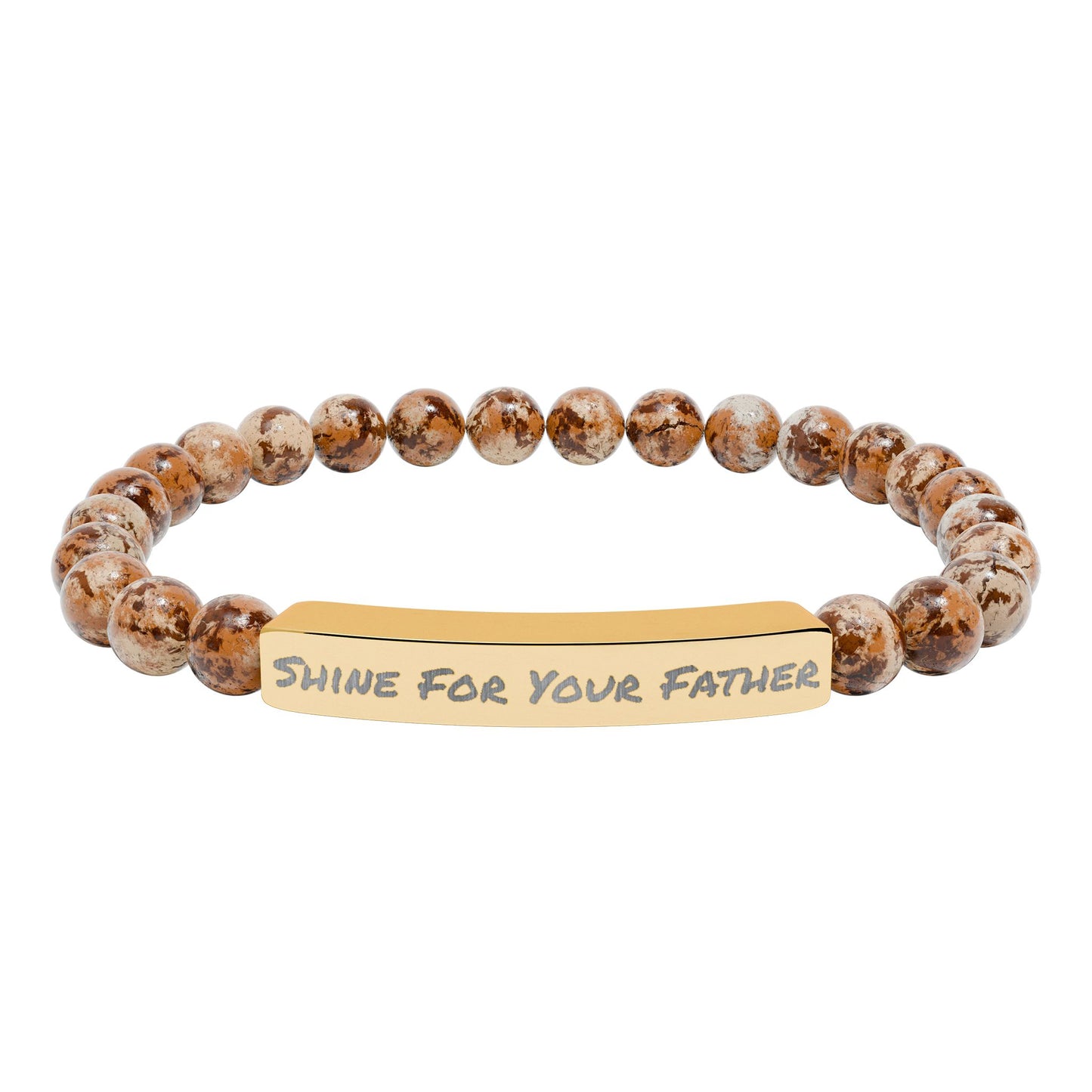 Natural Stone Bracelet- Shine For Your Father