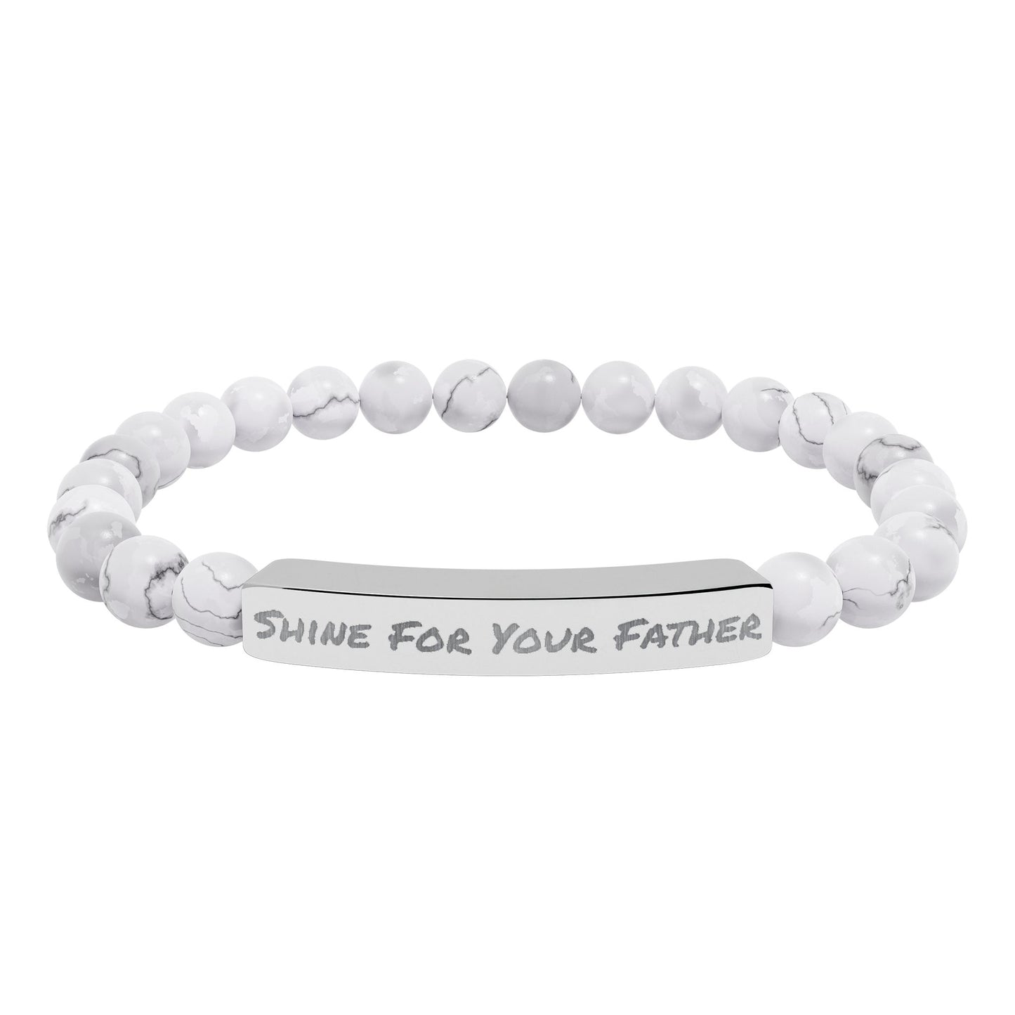 Natural Stone Bracelet- Shine For Your Father