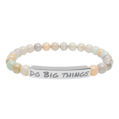 Natural Stone Bracelet- Do Big Things