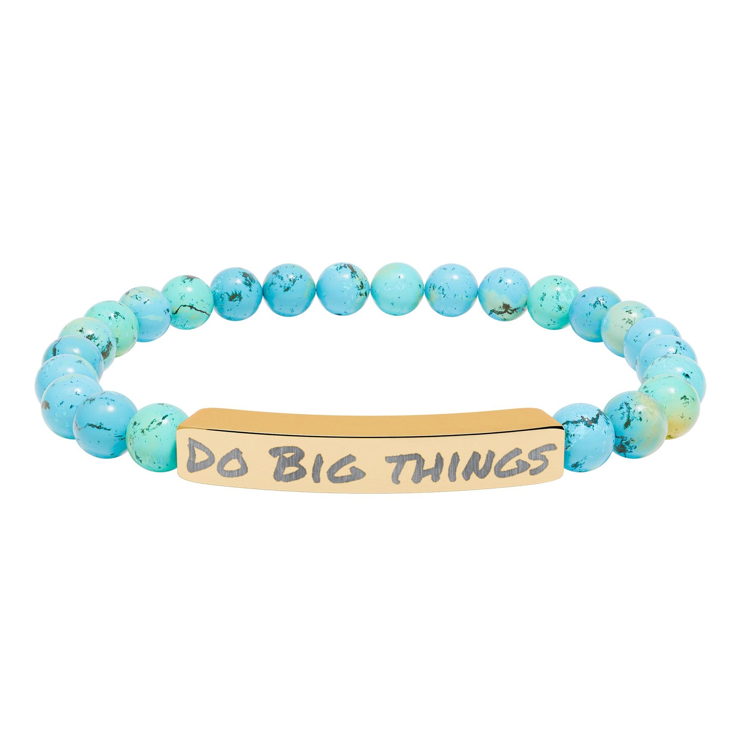 Natural Stone Bracelet- Do Big Things