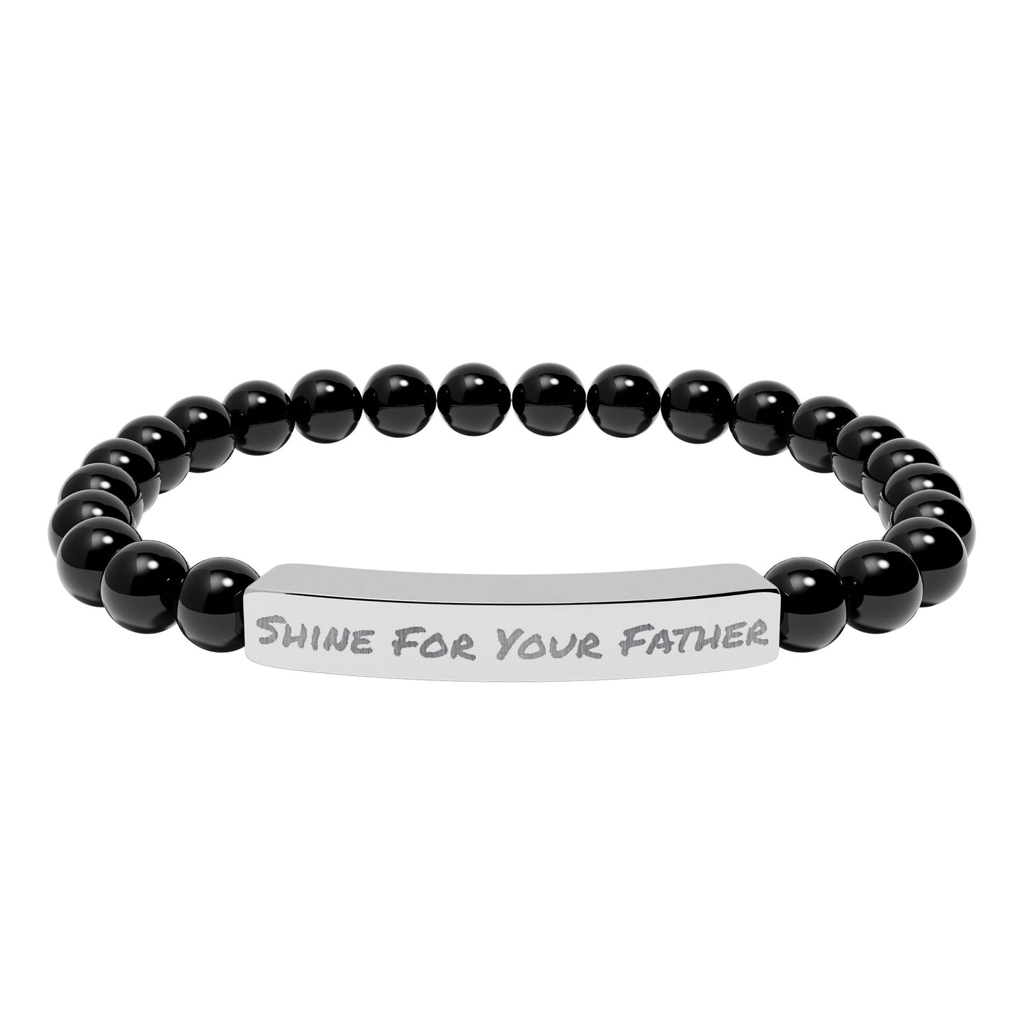 Natural Stone Bracelet- Shine For Your Father
