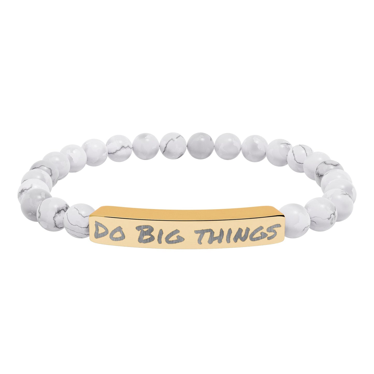 Natural Stone Bracelet- Do Big Things