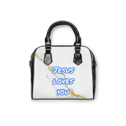 Jesus Handbag- Blue