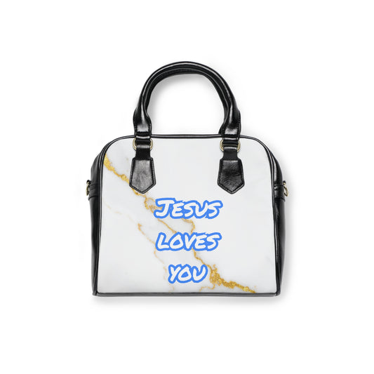 Jesus Handbag- Blue