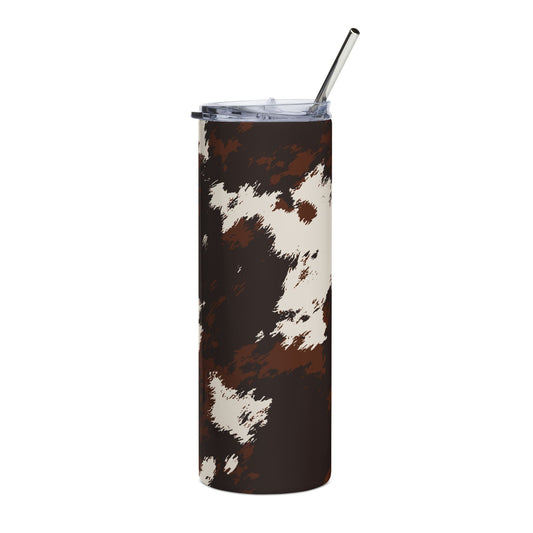 Cowhide Stainless Steel Tumbler, 20oz