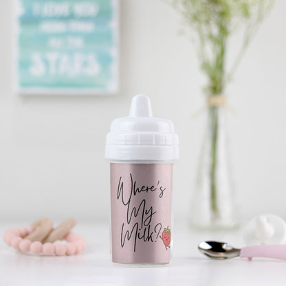 Sippy Cup- Strawberry Milk