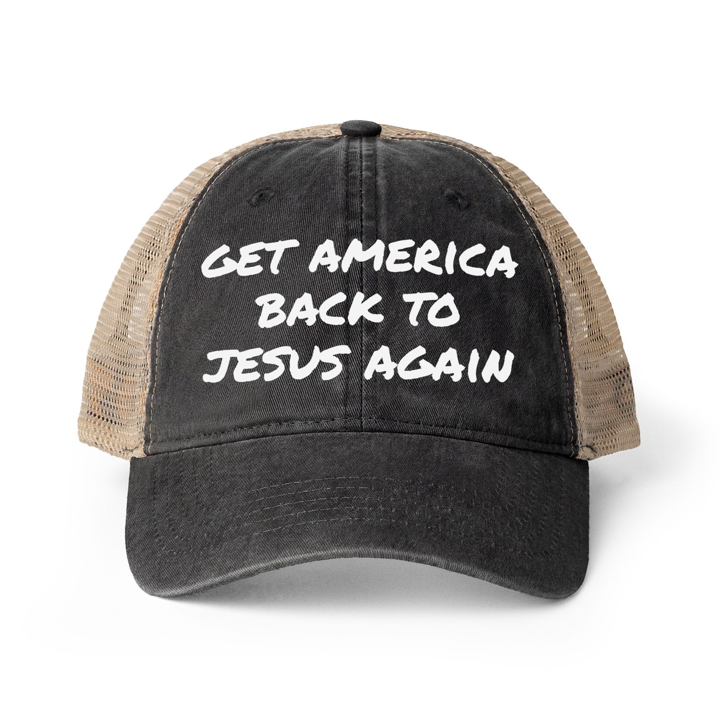 Get America Back To Jesus Hat-Leopard