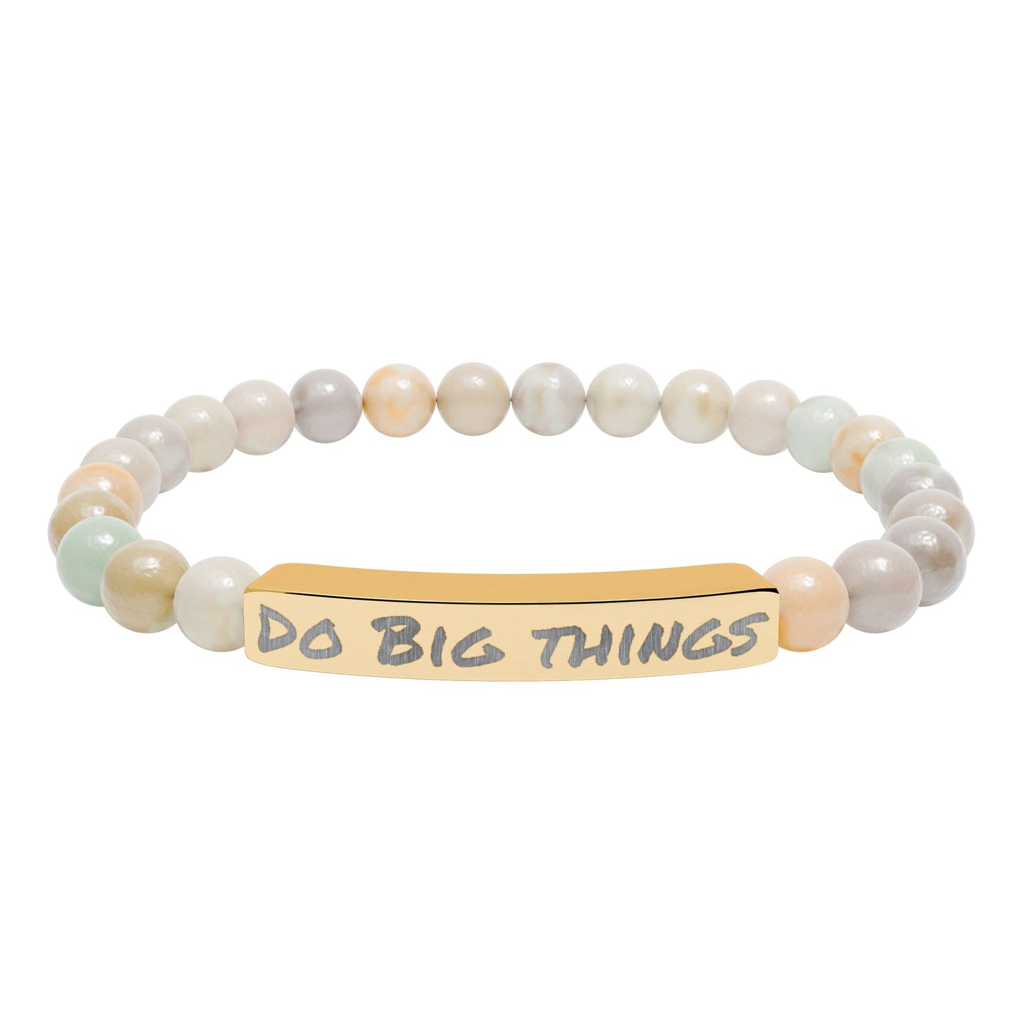 Natural Stone Bracelet- Do Big Things