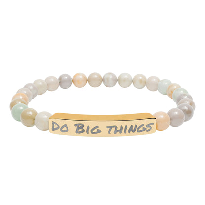 Natural Stone Bracelet- Do Big Things