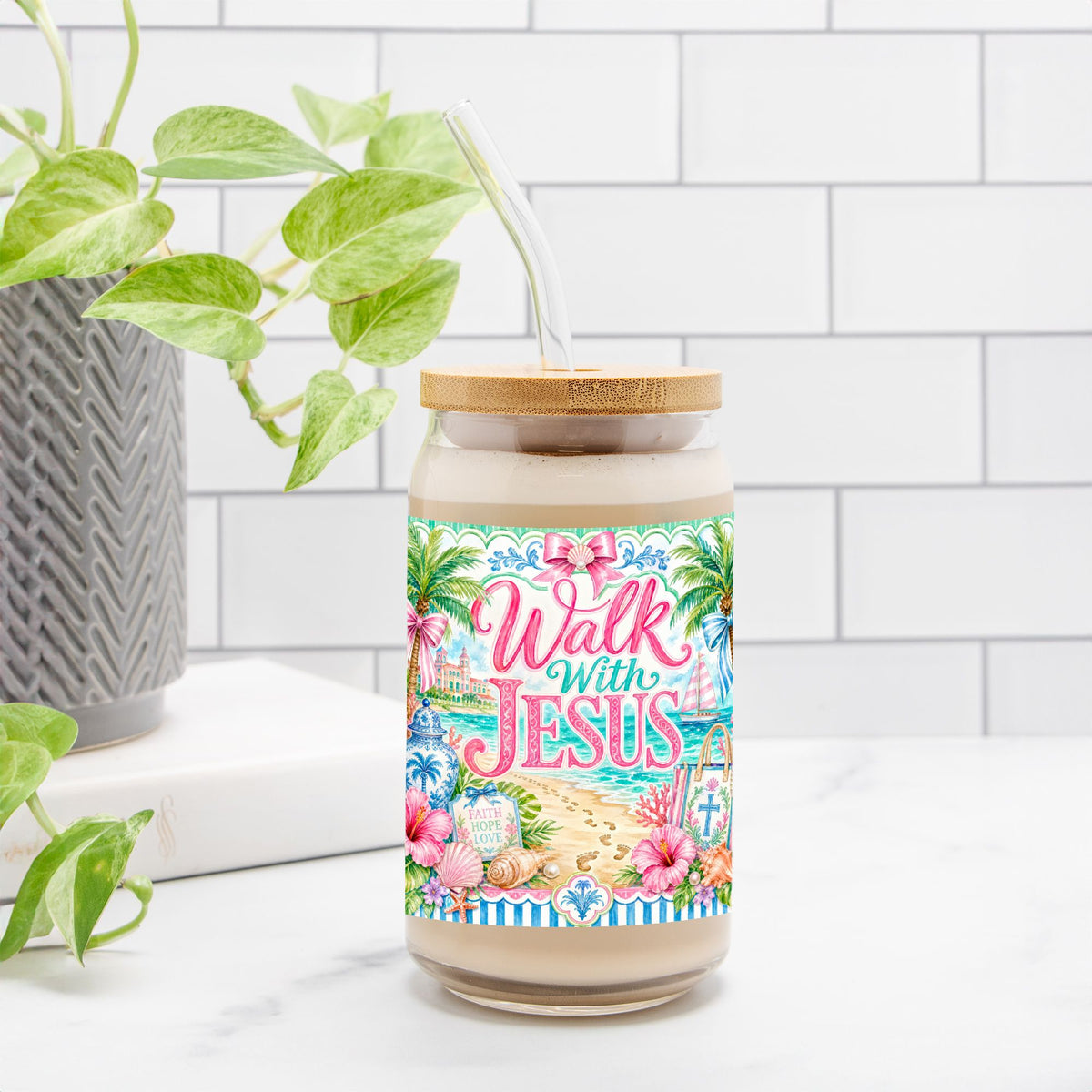 Iced Coffee Glass