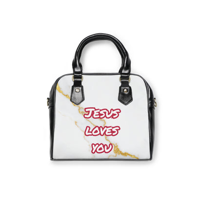 Jesus Handbag- Crimson