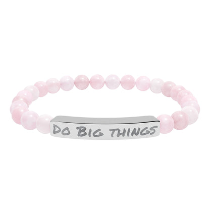 Natural Stone Bracelet- Do Big Things