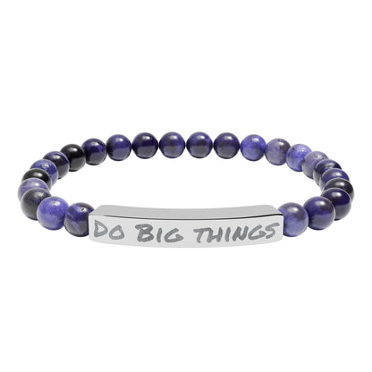Natural Stone Bracelet- Do Big Things