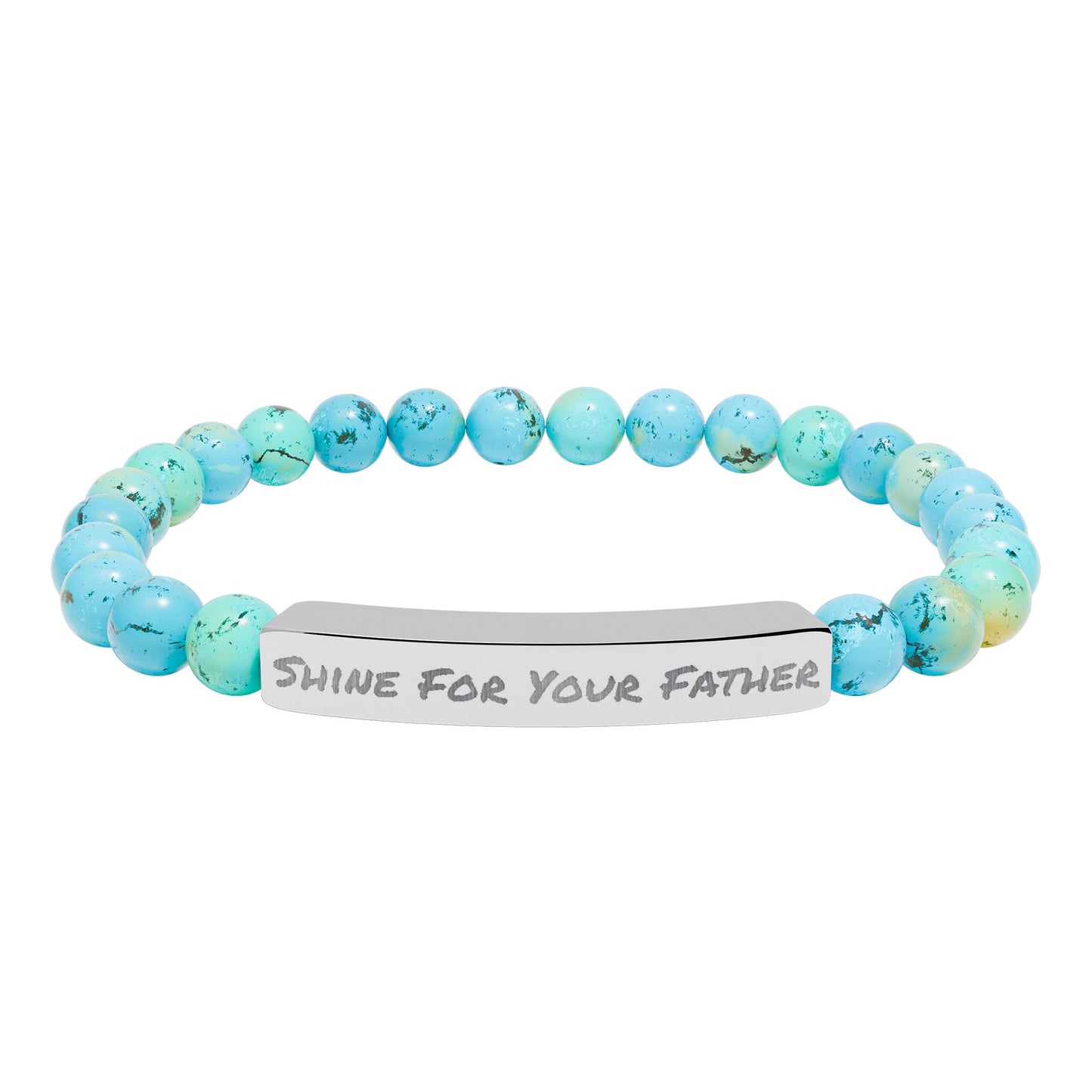 Natural Stone Bracelet- Shine For Your Father