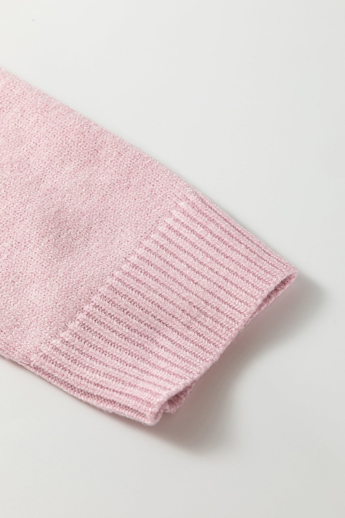 Pink Corded Love Script Graphic Baggy Sweater