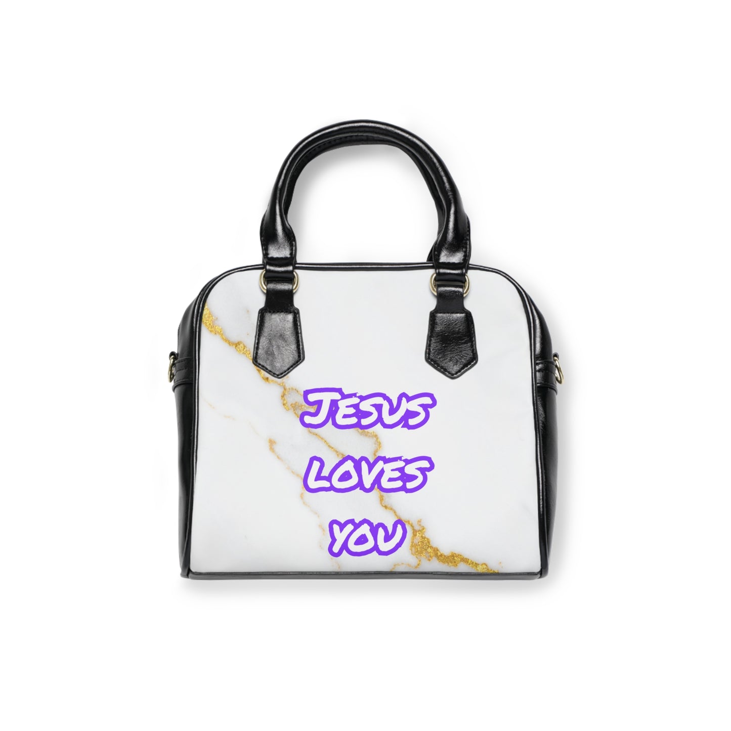 Jesus Handbag- Purple