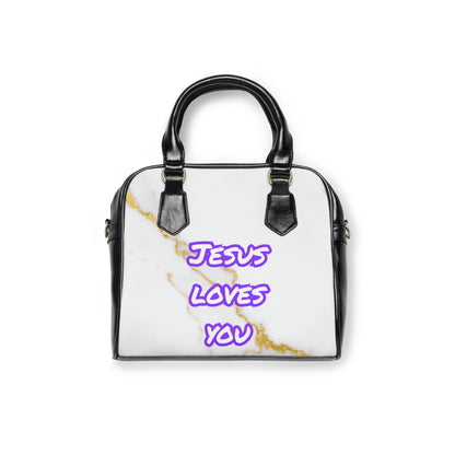 Jesus Handbag- Purple