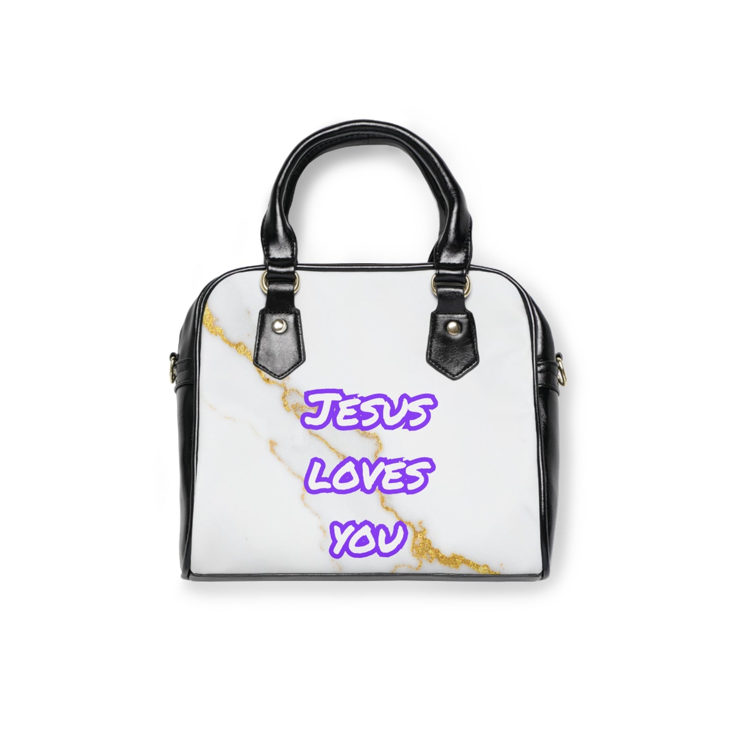 Jesus Handbag- Purple