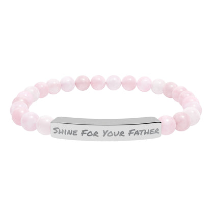 Natural Stone Bracelet- Shine For Your Father
