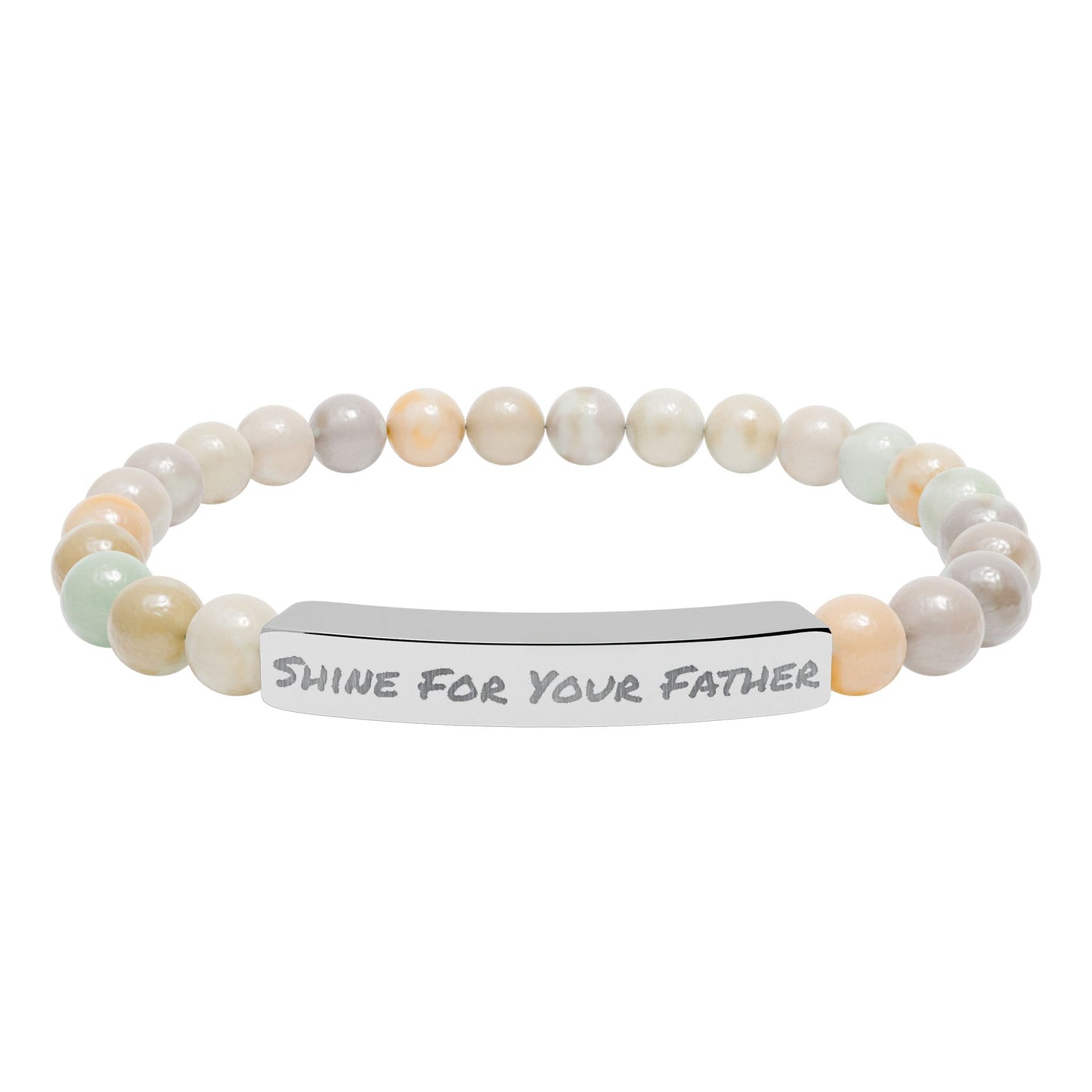 Natural Stone Bracelet- Shine For Your Father