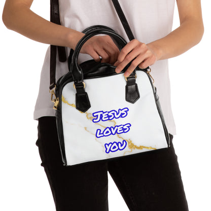 Jesus Handbag- Royal Blue