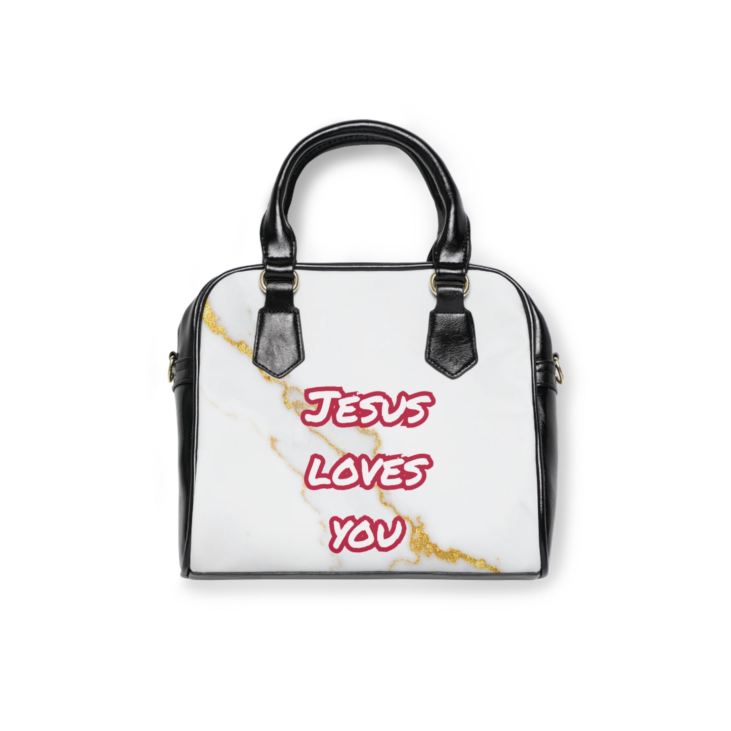 Jesus Handbag- Crimson