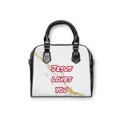 Jesus Handbag- Crimson