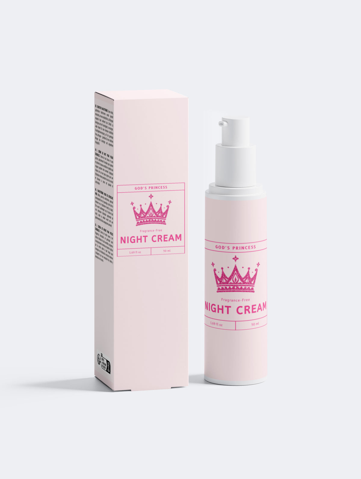 Sensitive Skin Overnight Cream, Fragrance Free