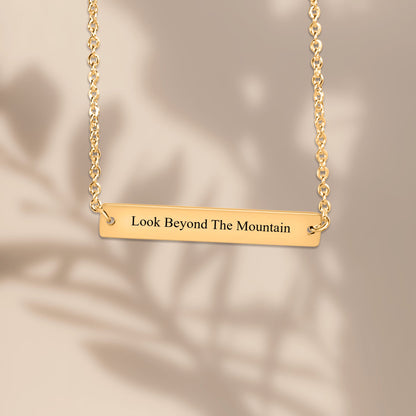Look Beyond The Mountain Necklace