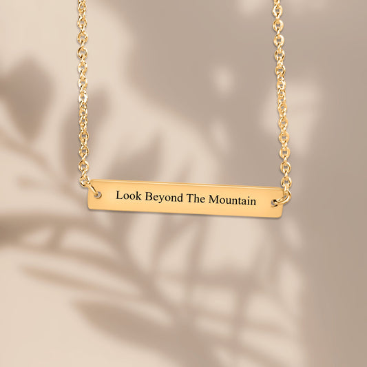 Look Beyond The Mountain Necklace