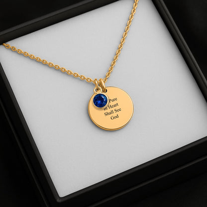 The Pure In Heart Shall See God Necklace