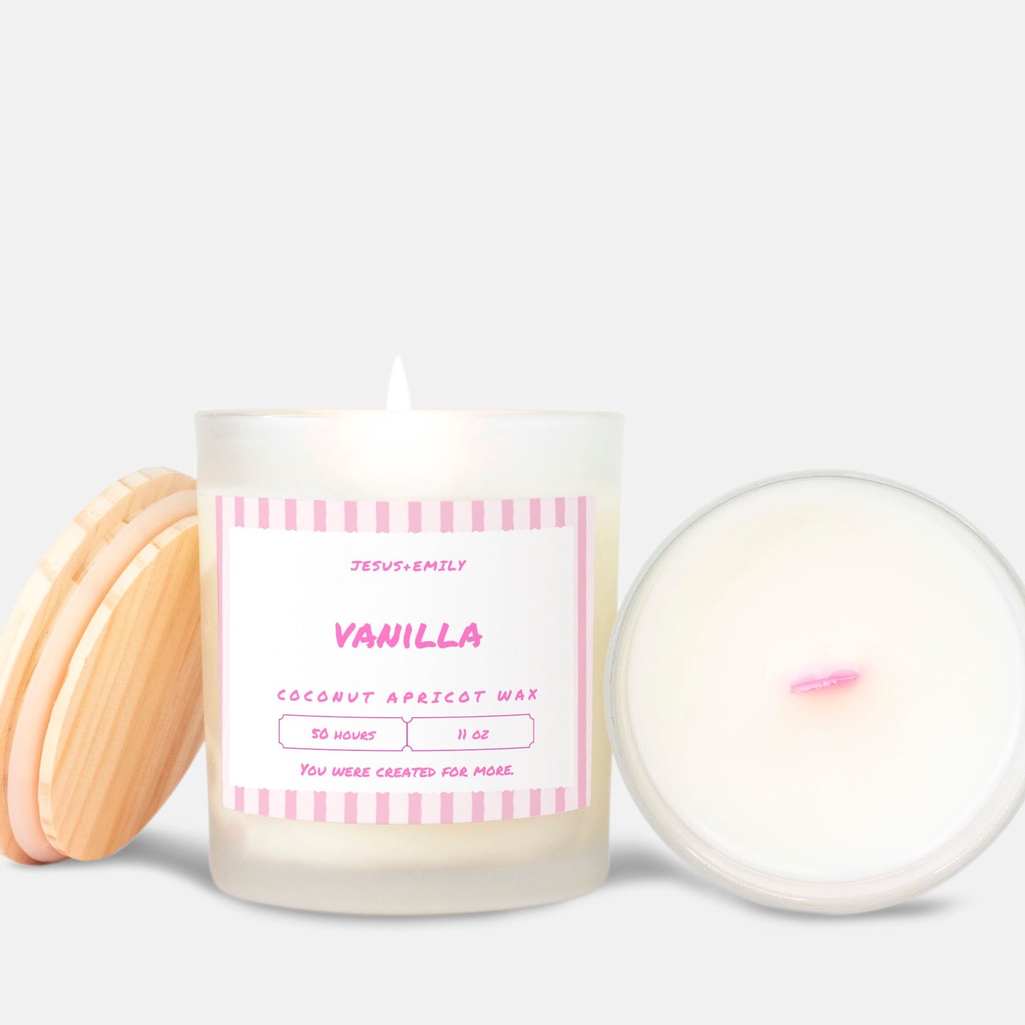 Vanilla Frosted Candle