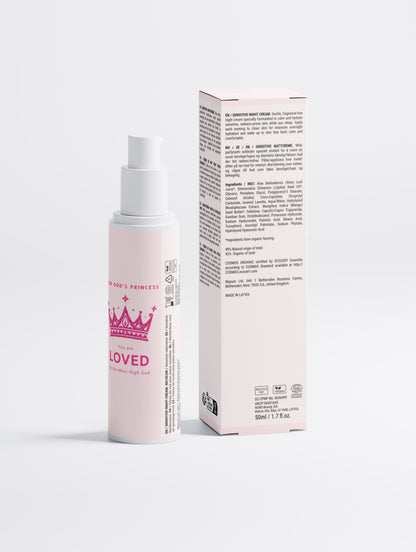 Sensitive Skin Overnight Cream, Fragrance Free